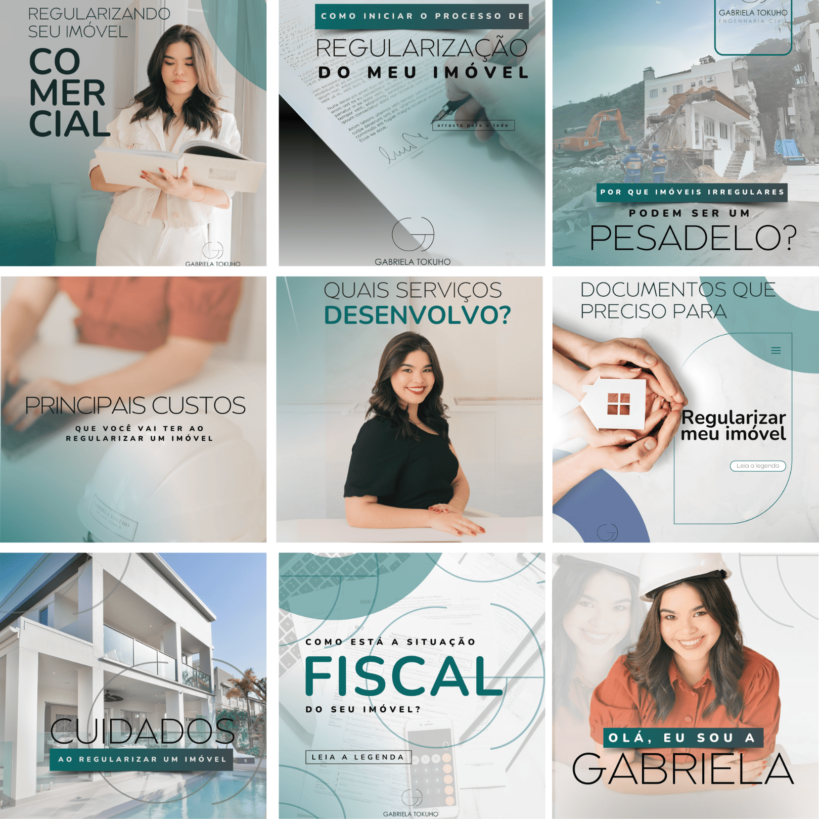 SIMULAÇÃO DE POSTS - GABRIELA TOKUHO
